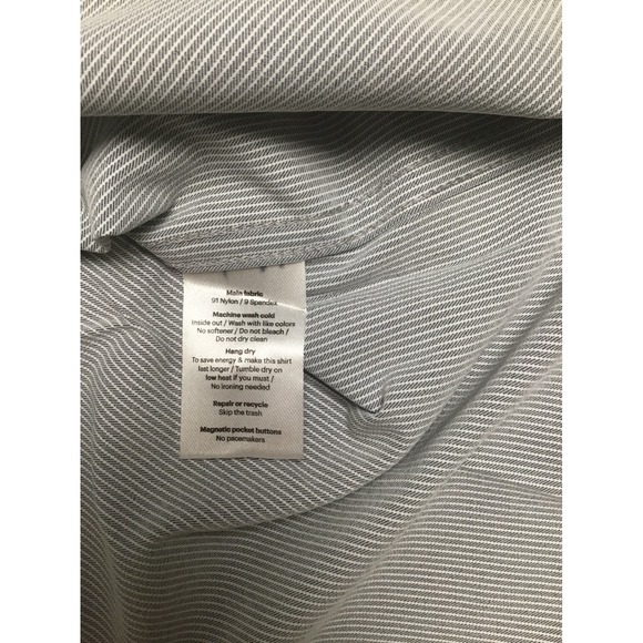 Poncho Men's Short Sleeve Regular Fit The Bitterroot Button Up Shirt Size XL - Picture 6 of 7